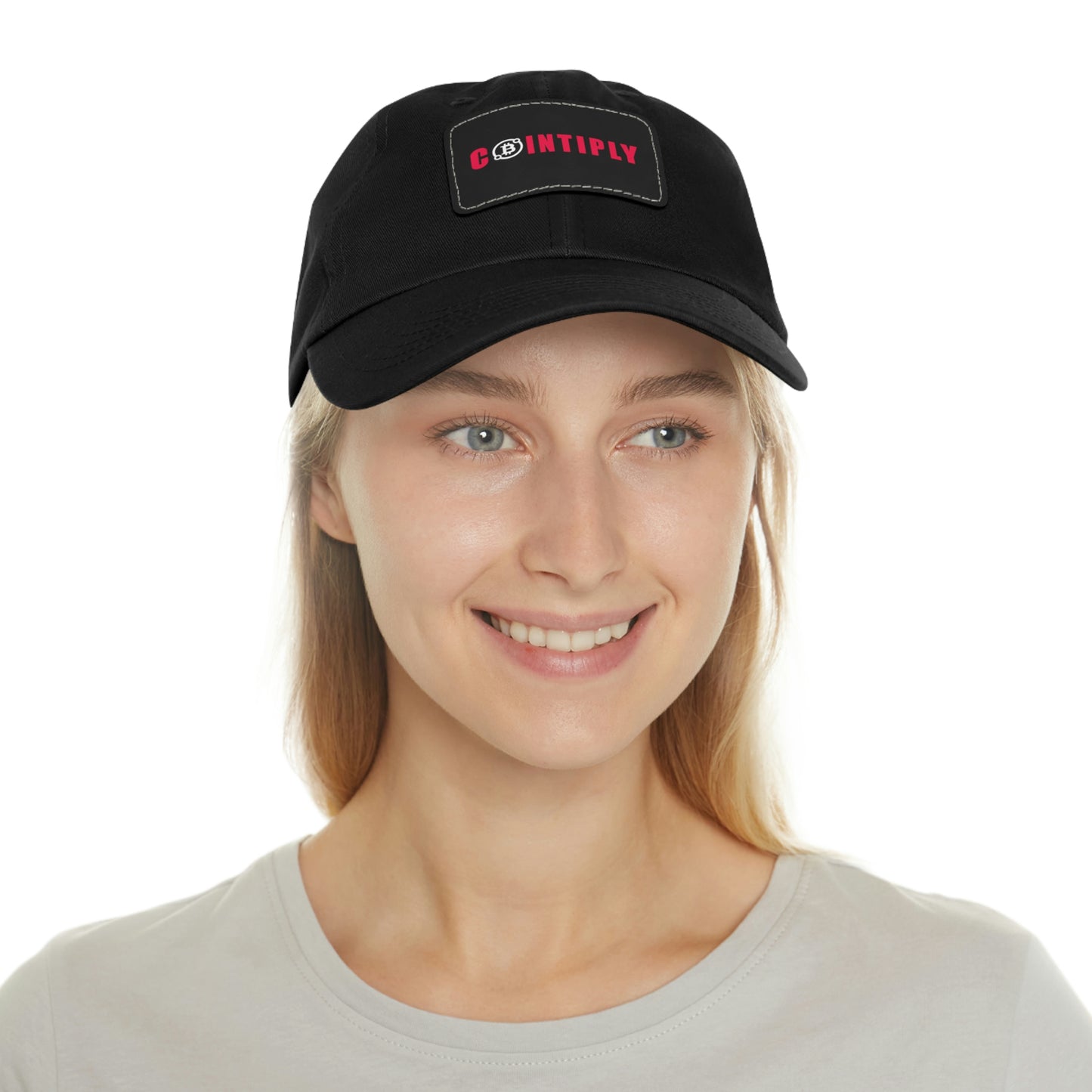 Cointiply Hat with Leather Logo Patch