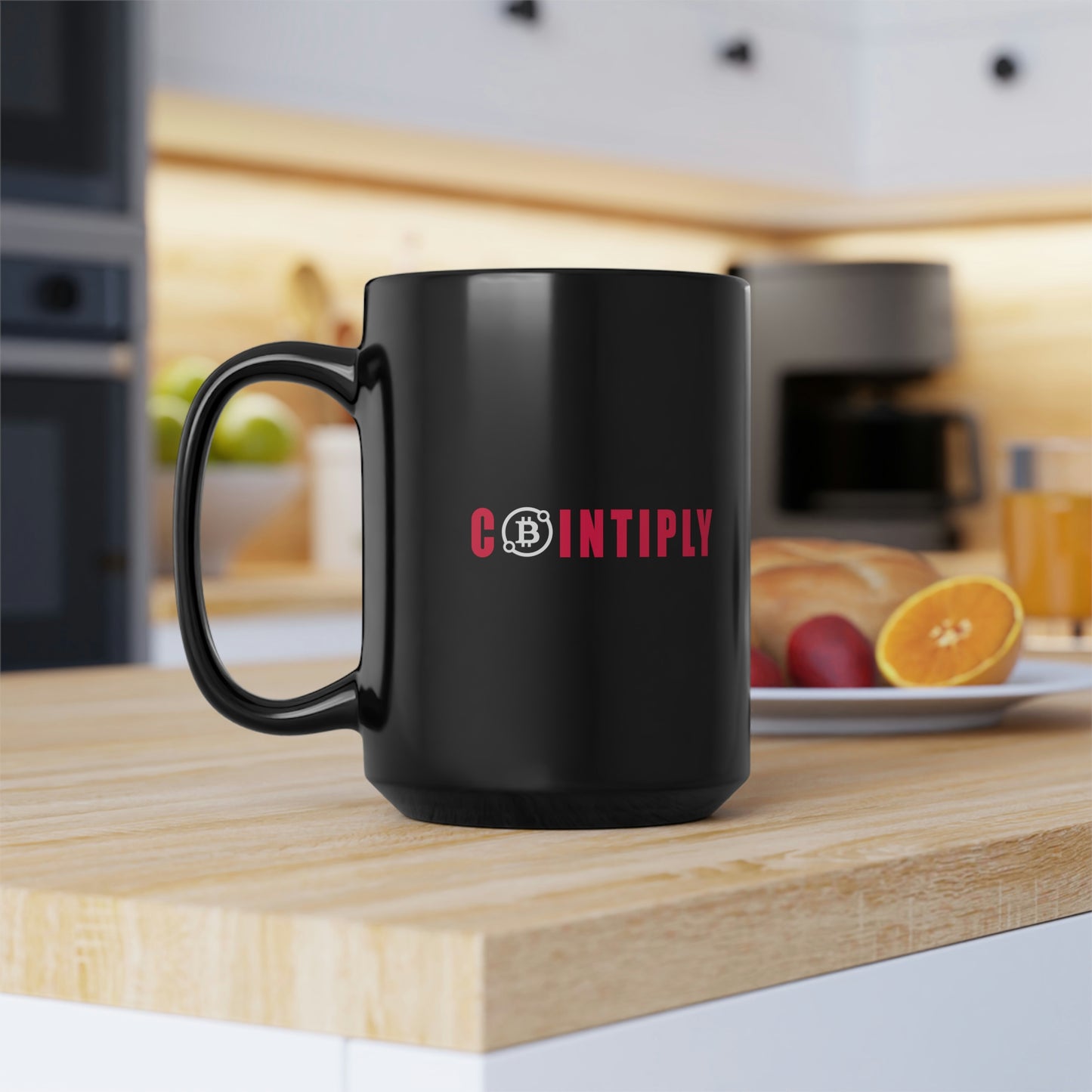 Cointiply Black Mug, 15oz