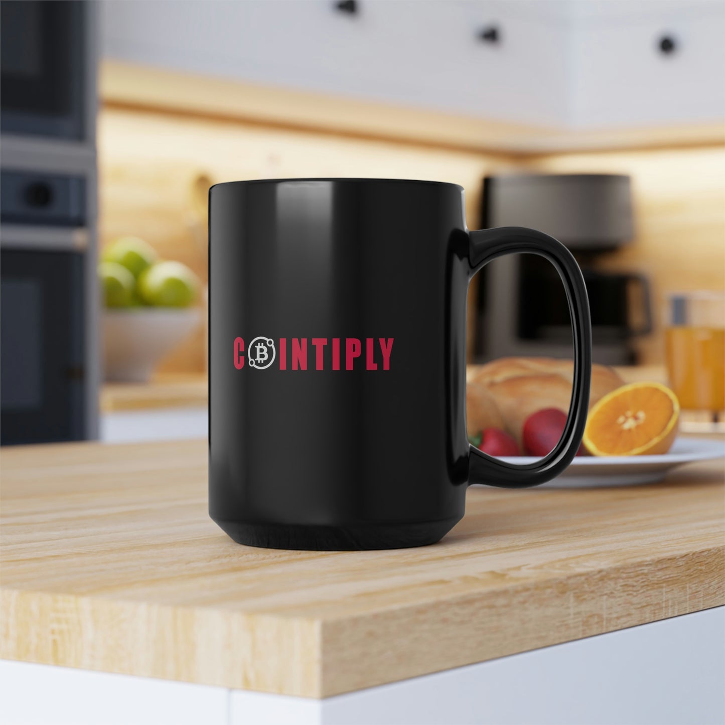 Cointiply Black Mug, 15oz