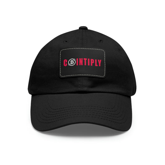 Cointiply Hat with Leather Logo Patch